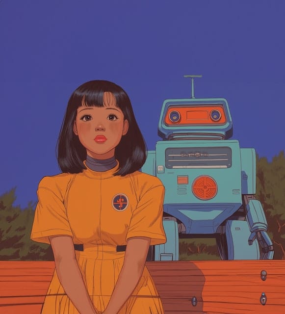 Girl and Robot in Contemplation.jpeg